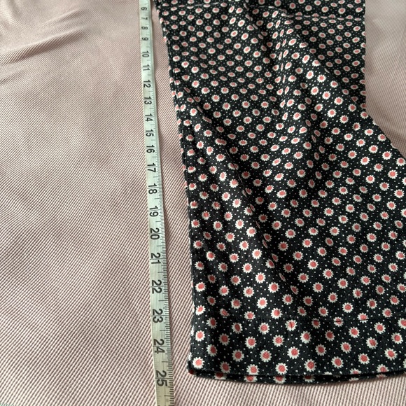 Maeve by Anthropologie The Colette Cropped Wide-Leg Pants Size 32 patterned - Picture 6 of 11